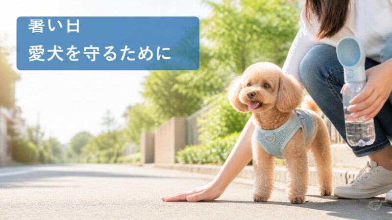小型犬の熱中症対策完全ガイド！夏の散歩・留守番・暑さ対策を解説