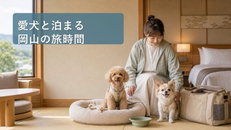 岡山で小型犬と泊まれる宿5選！ペット同伴旅行の選び方と注意点を解説