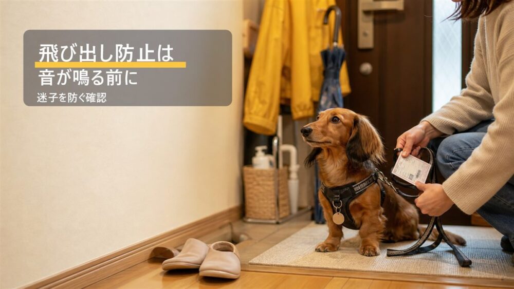 飛び出し防止は音が鳴る前に確認する