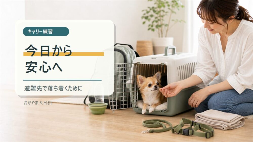 キャリー練習は今日から安心へ
