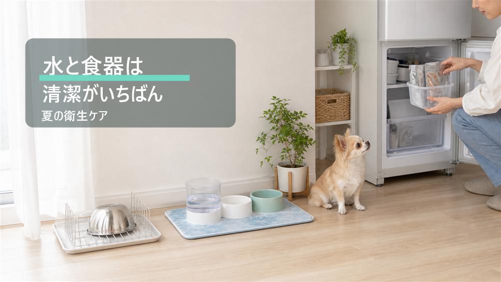 水と食器は清潔がいちばん 夏の衛生ケア